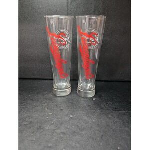 Leinenkugel's Tall Shandy Beer Glasses, Set of‎ 2, Barware Collection, Man Cave